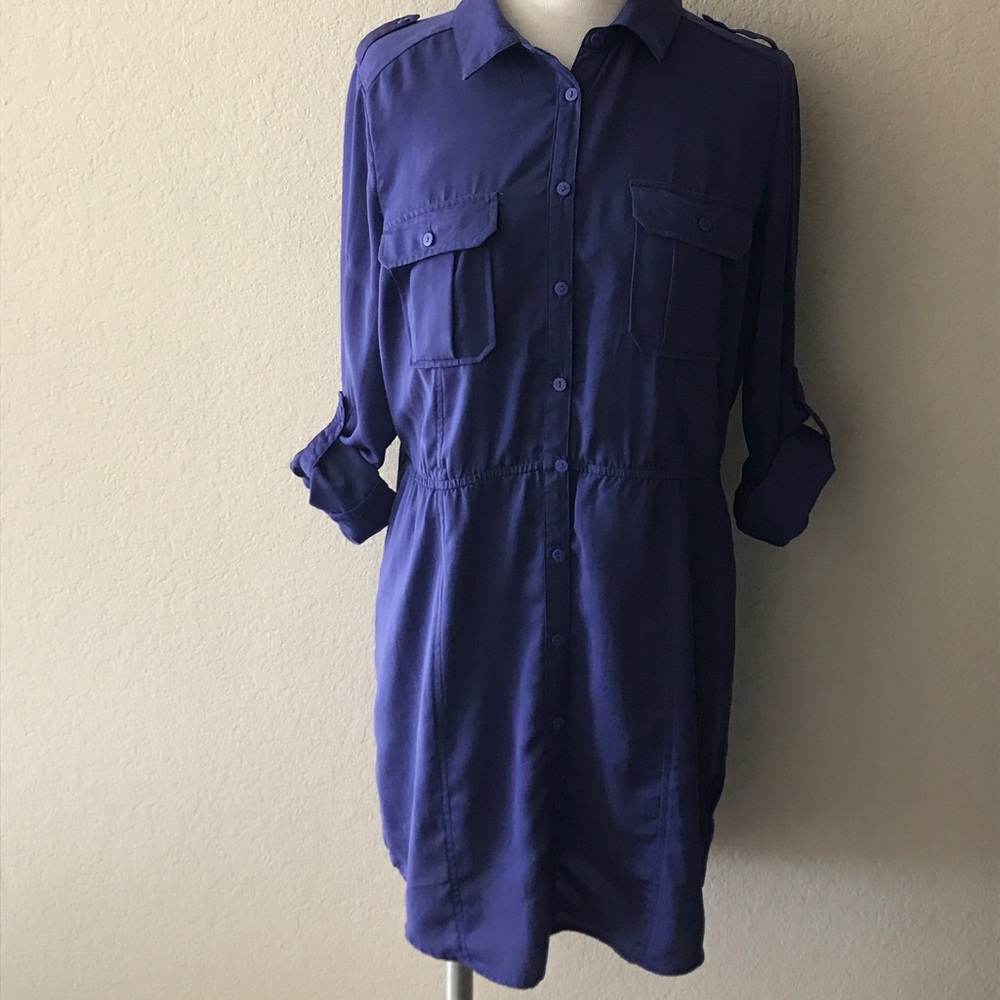 BDG Blue shirt dress